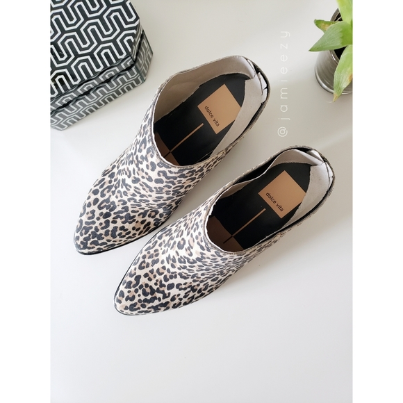 Dolce Vita | NWT "Rianna" Leopard Suede Mules - Picture 2 of 9